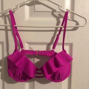 Target magenta bikini top